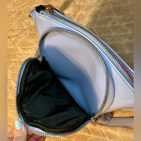 Steve Madden Blue Quilted Crossbody Bag - Picture 6 of 10